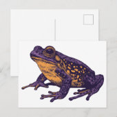 Eine Froschabbildung - l Postkarte (Vorne/Hinten)