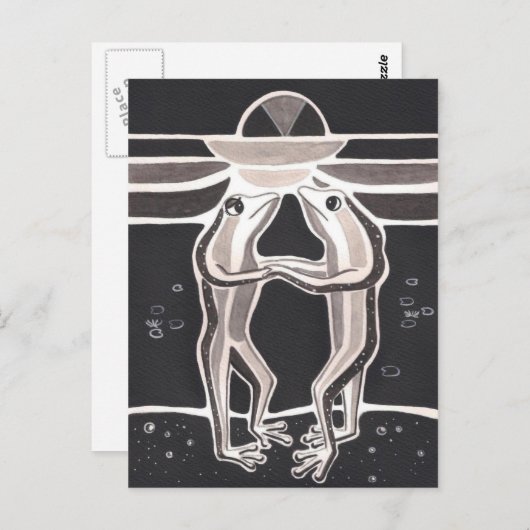 Eine Froschgeschichte Postkarte (Vorne/Hinten)