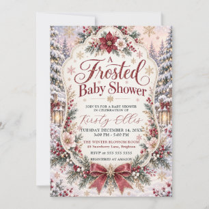 Eine frostige Babyparty Einladung