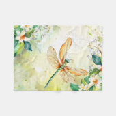 Eine Frühling-Libelle Fleecedecke (Vorderseite (Horizontal))