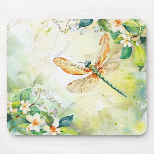 Eine Frühling-Libelle Mousepad (Vorne)