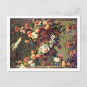 Eine Fülle an Obst und Blume Postkarte (Vorderseite)