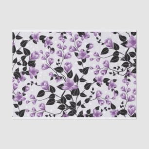 Eine Fülle delikater Lilac-Blume Seidenpapier