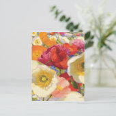 Eine Fülle von Blume Postkarte (Stehend Vorderseite)