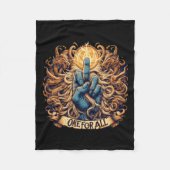 Eine für alle eine Geschichte der Einheit Fleecedecke (Vorderseite)