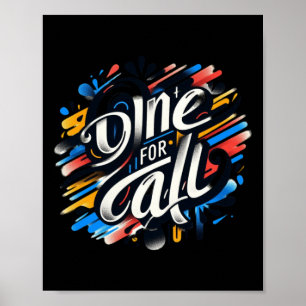 Eine für alle eine Geschichte menschlicher Verbind Poster