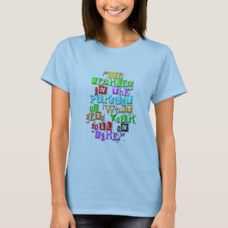 "Eine furchtlose Reise" Design. T-Shirt