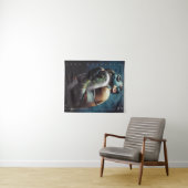 Eine futuristische Sauerstoffmaske der Pflanze Dun Wandteppich (Beispiel (Horizontal))