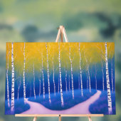 Eine Gabel in der Zeit - Eine Waldlandschaft Acrylschild (Neutral)