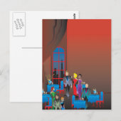 Eine Gala-Affäre Postkarte (Vorne/Hinten)