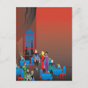 Eine Gala-Affäre Postkarte