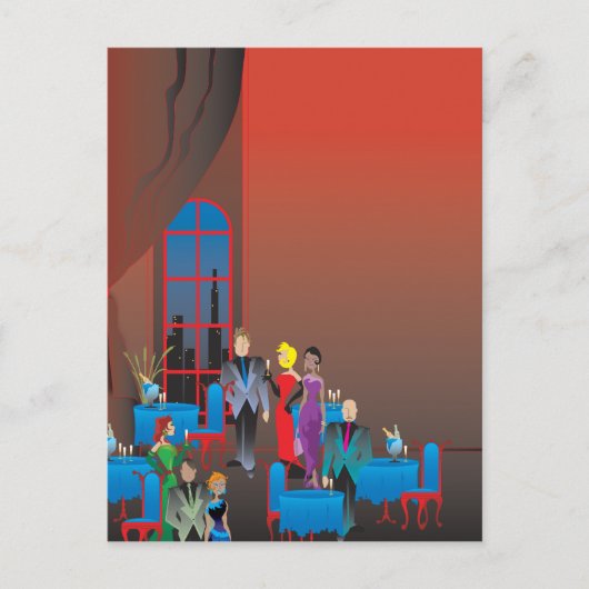 Eine Gala-Affäre Postkarte (Vorderseite)