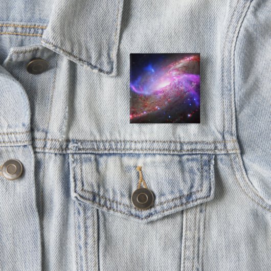 Eine galaktische Lichtshow in Spiralgalaxie Ngc 42 Button (Beispiel)