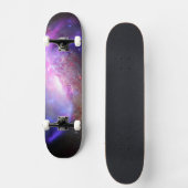 Eine galaktische Lichtshow in Spiralgalaxie Ngc 42 Skateboard (Vorderseite)