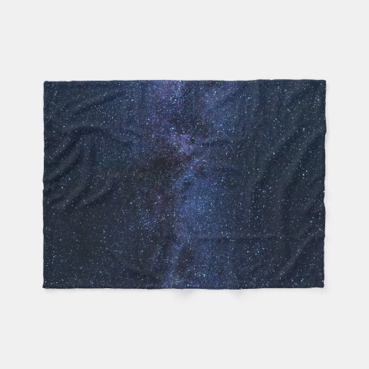Eine Galaxie der Sterne am Nachthimmel Fleecedecke (Vorderseite (Horizontal))