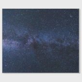 Eine Galaxie der Sterne am Nachthimmel Geschenkpapier (Flach)