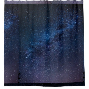 Eine Galaxie der Sterne in der Nacht Niedlich Duschvorhang