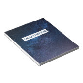 Eine Galaxie der Sterne in der Nacht Niedlich Notizblock (angewinkelt)