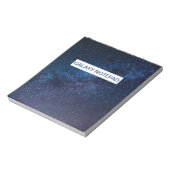 Eine Galaxie der Sterne in der Nacht Niedlich Notizblock (Rotiert)