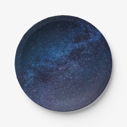 Eine Galaxie der Sterne in der Nacht Niedlich Pappteller (Vorderseite)