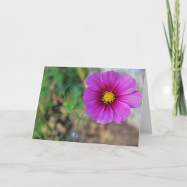 Eine Galaxie in einer Blume Karte