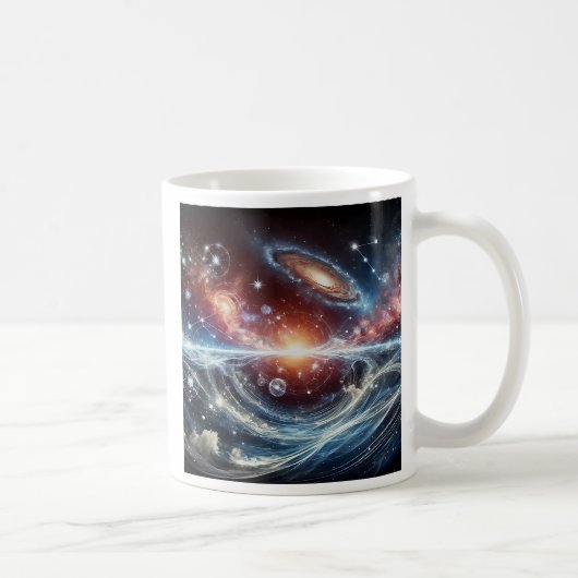 Eine Galaxie in einer so hellen Spirale. Kaffeetasse (Rechts)