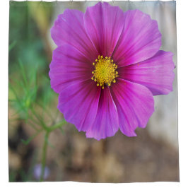 Eine Galaxie innerhalb einer Blume Duschvorhang