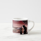 Eine ganz neue Welt - SciFi - Katze auf Mars Espressotasse (Rechts)