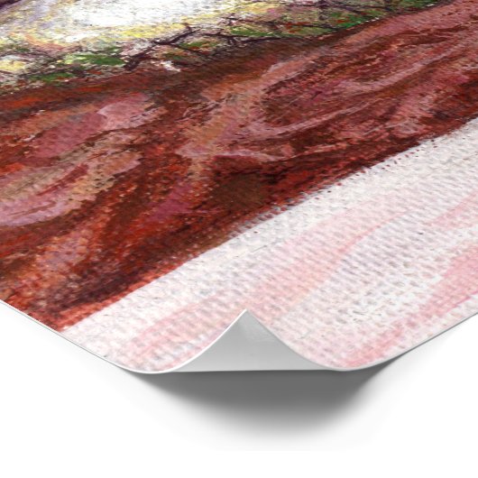 Eine ganz neue Welt - SciFi - Katze auf Mars Poster (Ecke)