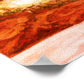 Eine ganz neue Welt - SciFi - Katze auf Mars Poster (Ecke)