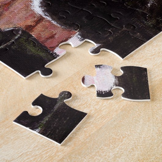 Eine ganz neue Welt - SciFi - Katze auf Mars Puzzle (Seite)