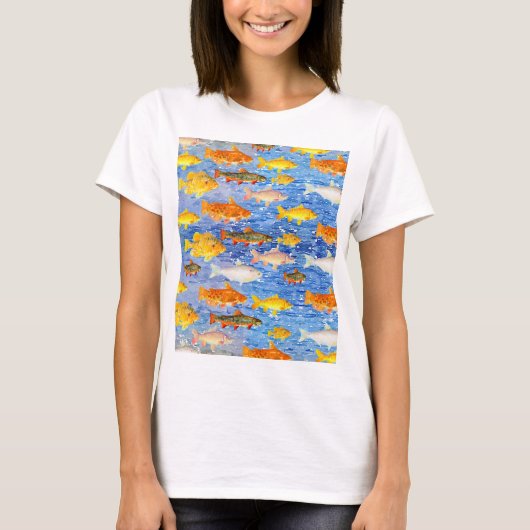 Eine ganze Menge Fisch im T - Shirt (Vorderseite)