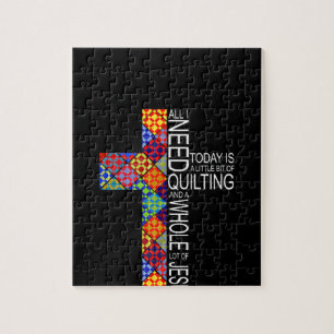 Eine ganze Menge Jesus und das Quiltieren der Nähk Puzzle