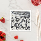 Eine ganze Menge Pinguine Papier Napkin Serviette (Beispiel)