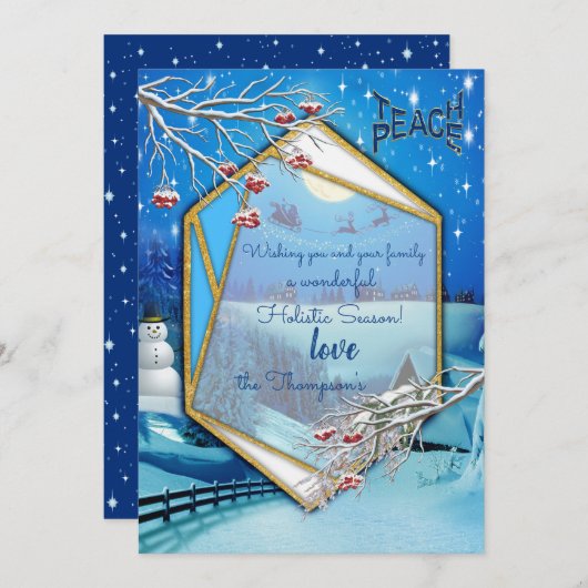 Eine ganzheitliche Saison Einladung (Vorne/Hinten)