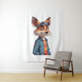 eine Ganzkörperfigur in der Animation des Cartoon. Wandteppich (Beispiel)