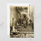 Eine Gasse in der Altstadt von Jerusalem Postkarte (Vorne/Hinten)