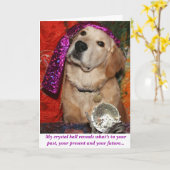 Eine Geburtstags-Vorhersage Karte (Gelbe Blume)