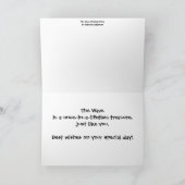 Eine Geburtstags-Welle Karte (Innenseite)