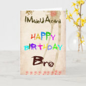 Eine Geburtstagskarte für BH Karte (Gelbe Blume)