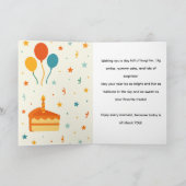 Eine Geburtstagskarte Karte (Innenseite)