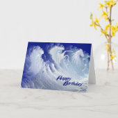 Eine Geburtstagskarte mit wilden weißen Karte (Gelbe Blume)