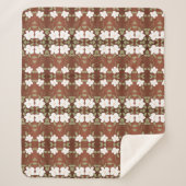 Eine gedämpfte Decke in Honey Brown Sherpadecke (Vorderseite)