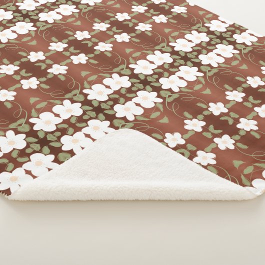 Eine gedämpfte Decke in Honey Brown Sherpadecke (3/4)