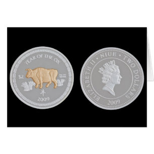 Eine Gedenkmünze aus Silber