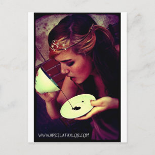 Eine gedrehte Märchen bis April A. Taylor Postkarte