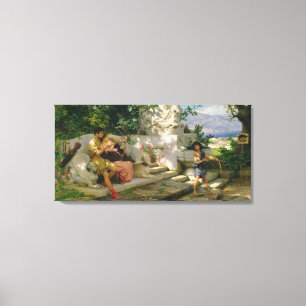 Eine gefährliche Lektion Leinwanddruck