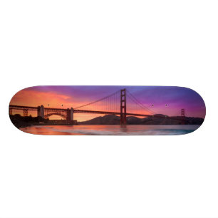 Eine Gefangennahme von San Franciscos Golden gate Skateboard