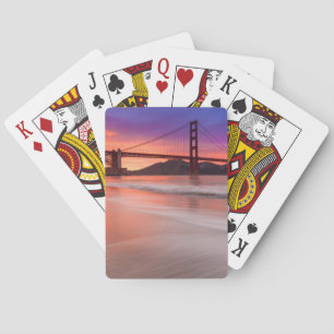 Eine Gefangennahme von San Franciscos Golden gate Spielkarten