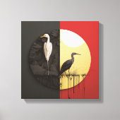 Eine gegensätzliche Szene der Natur Leinwanddruck (Vorderseite)